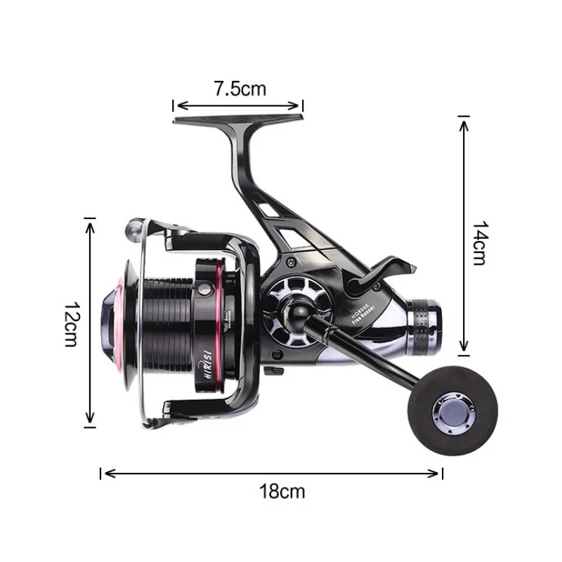 Спиннинговая Рыболовная катушка, металлическая катушка, рыболовное колесо, лодка, высокоскоростная спиннинговая катушка для рыбалки, литье, летающая рыболовная троллинг