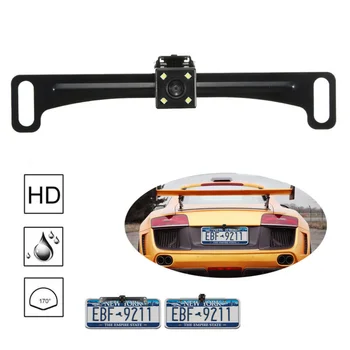 

Black Car Rearview Camera 170-Degree License Plate CMOS Reverse Backup HD