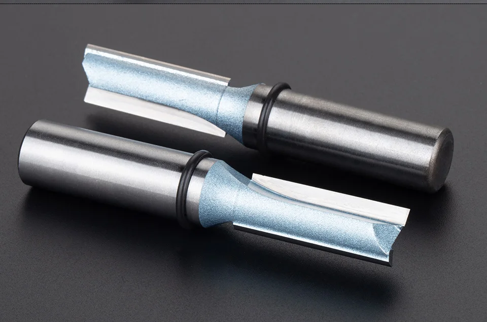 LIDIAO 1/2 ''хвостовик деревообрабатывающий 2 флейты слот/роща прямой бит фрезы Фрезы для резки древесины искусственная доска/МДФ