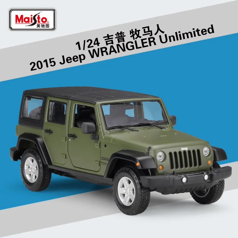 Maisto 1:24 Jeep Wrangler Unlimited Edition внедорожный автомобиль моделирование сплав модель автомобиля коллекция Подарочная игрушка