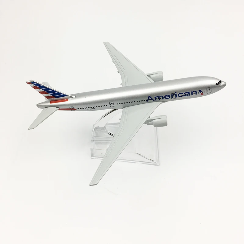 16 см 1/400 весы американские авиалинии Boeing 777 B777 самолет модель металлический самолет литье под давлением мальчиков подарок коллекция модель самолета