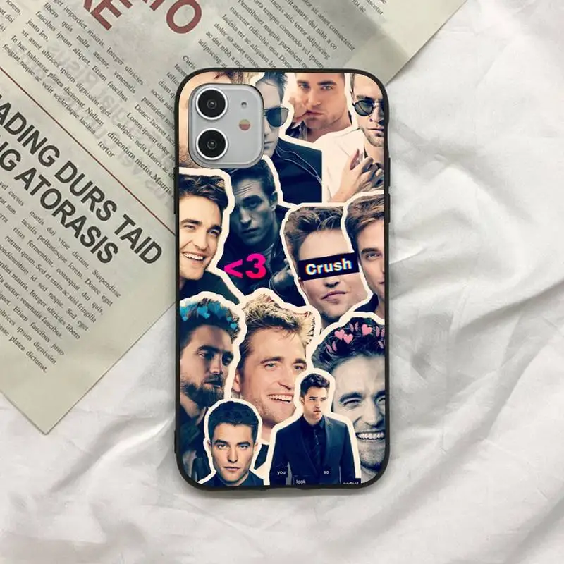 MaiYaCa Robert Pattinson Phone Case for iPhone 11 12 13 mini pro XS MAX 8 7 6 6S Plus X 5S SE 2020 XR cover