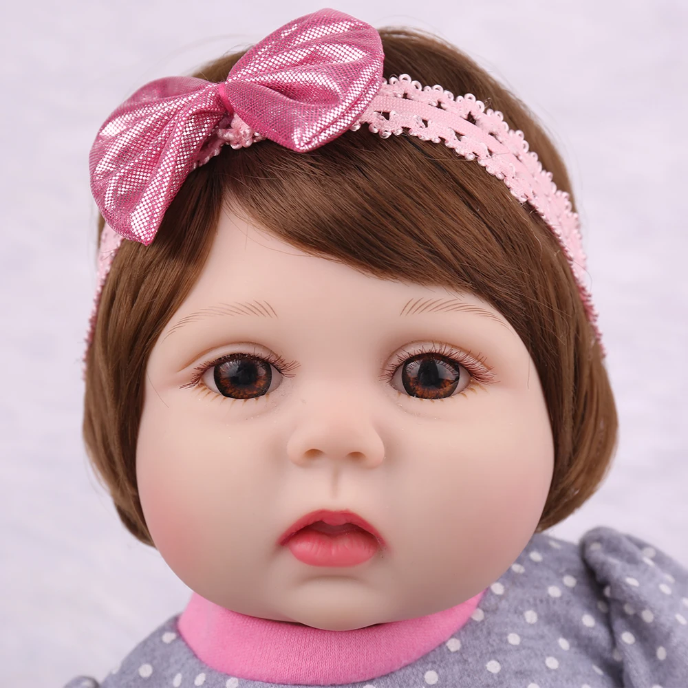 NPKDOLL Reborn Baby 18 дюймов Полностью виниловый реалистичный Bebe игрушки для детей поддельные младенческие развивающие ванны дети Playmate Babe Boneca