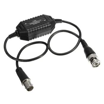 

ABKT-Coaxial Video Ground Loop Isolator Balun BNC Male to Female for CCTV Camera
