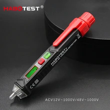 Habertest ht100e inteligente não-contato caneta alarme ac medidor de detector de tensão testador caneta sensor tester