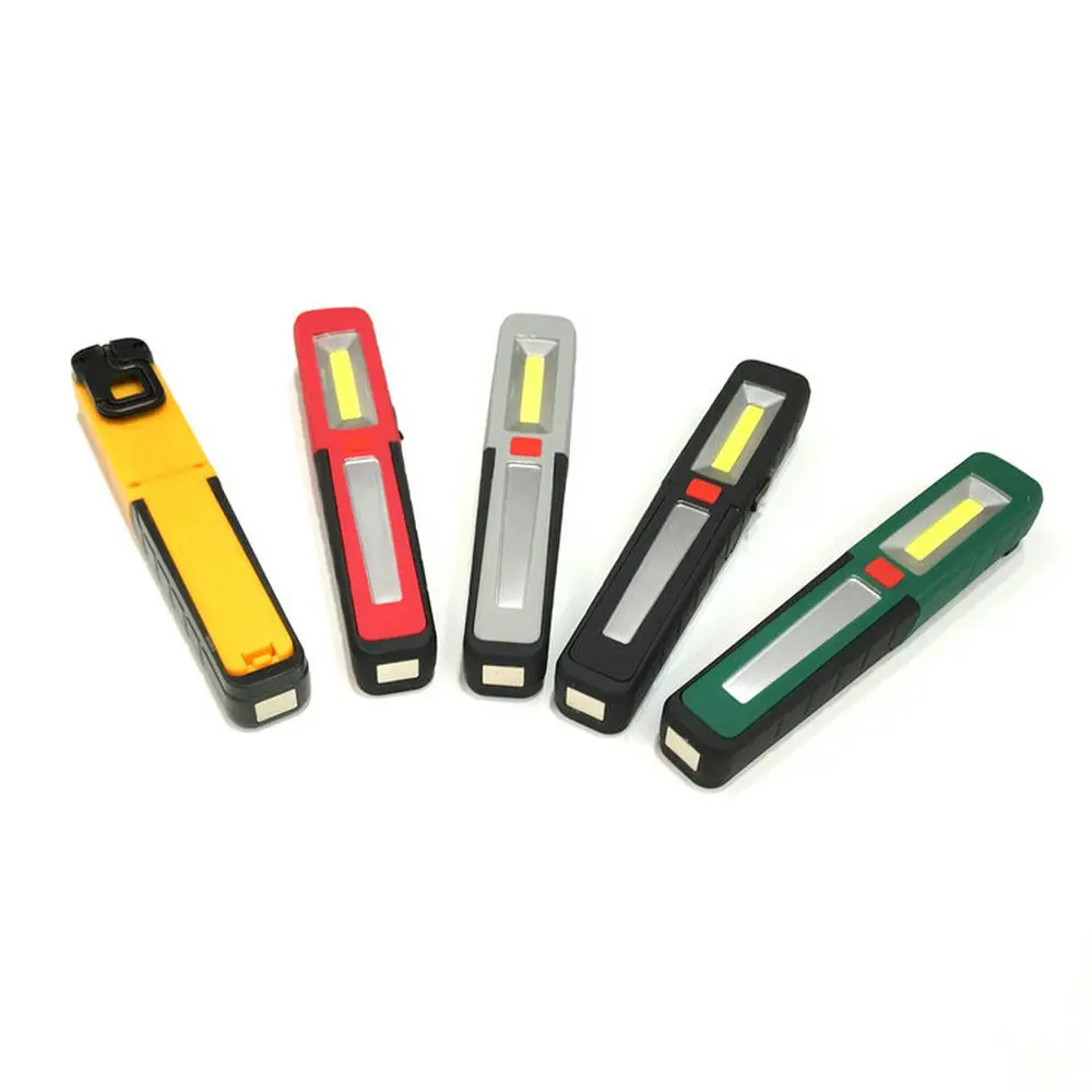 2 In 1 Chargeable Flashlight Floodlight 3 Mode COB LED Hand Torch Camping Magnetic Work Light Inspection Repairing Lamp Lantern