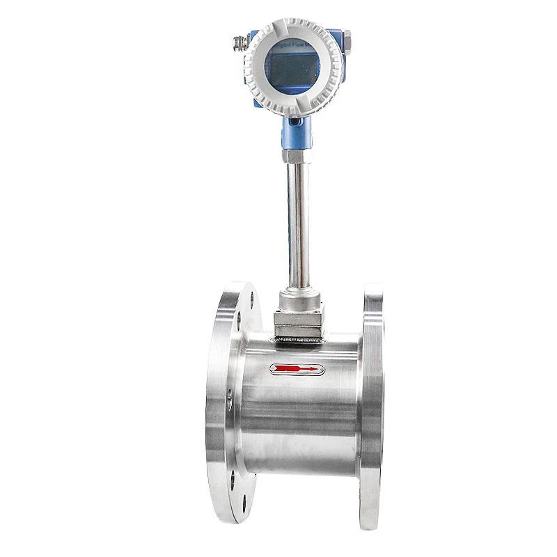 1.0 Accuracy Insertion Vortex Flow Meter 316 Stainless Steel Steam
