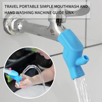 

3 Colors Premium Baby Washing Hands Faucet Extender Fountain Silicone Tap Kitchen Faucet Accessories Free Shipping