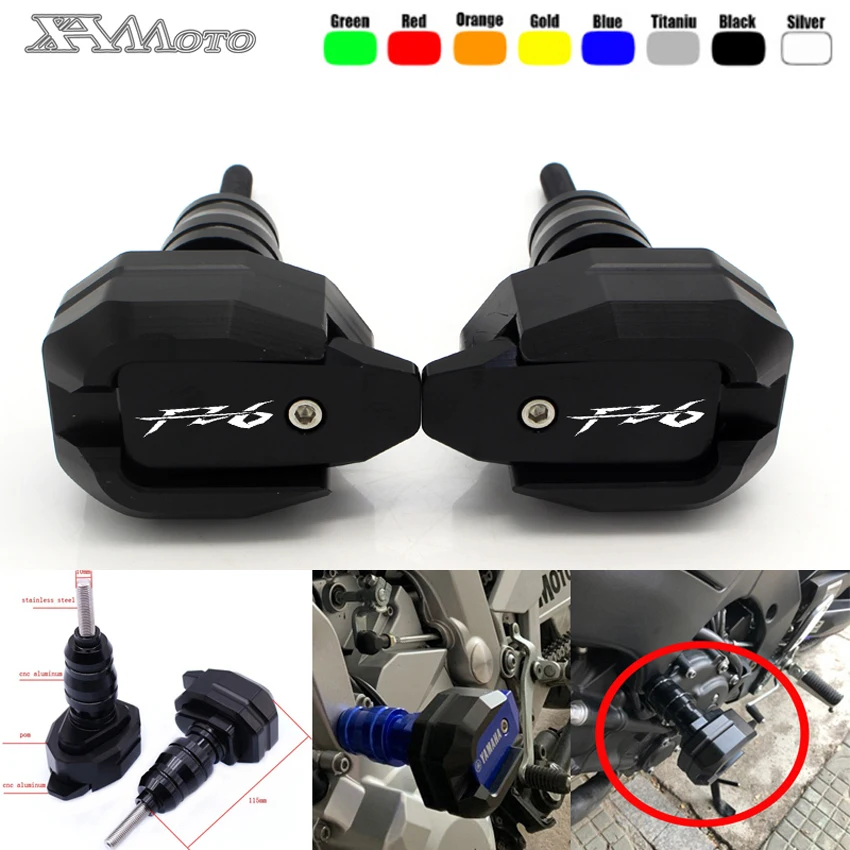 

For YAMAHA FZ6 FZ 6 Motorcycle Accessories Falling Protection Frame Slider Fairing Guard Anti Crash Pad Protector 8 colour