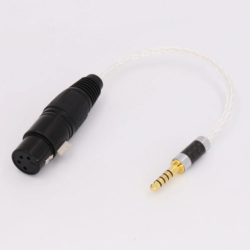 8 4 4mm Headphone to 4 Pin XLR Female Aux Cable TRRRS Audio Jack Sony NW WM1Z WM1A PHA 2a zx300 Interconnect cable
