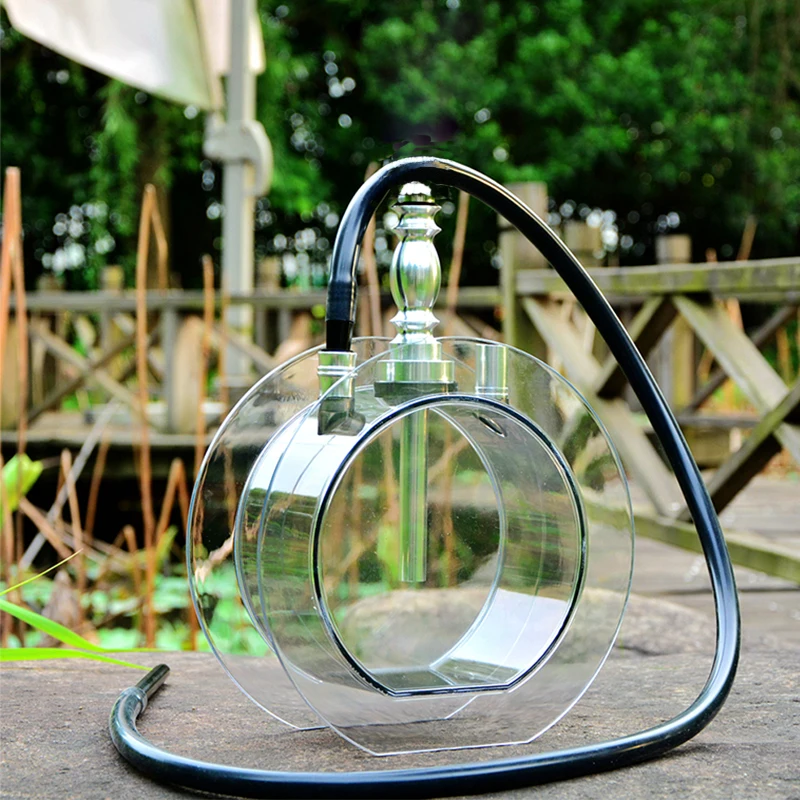 Новый Круглый акриловый кальян набор водная трубка с Sheesha силиконовая чаша шланг