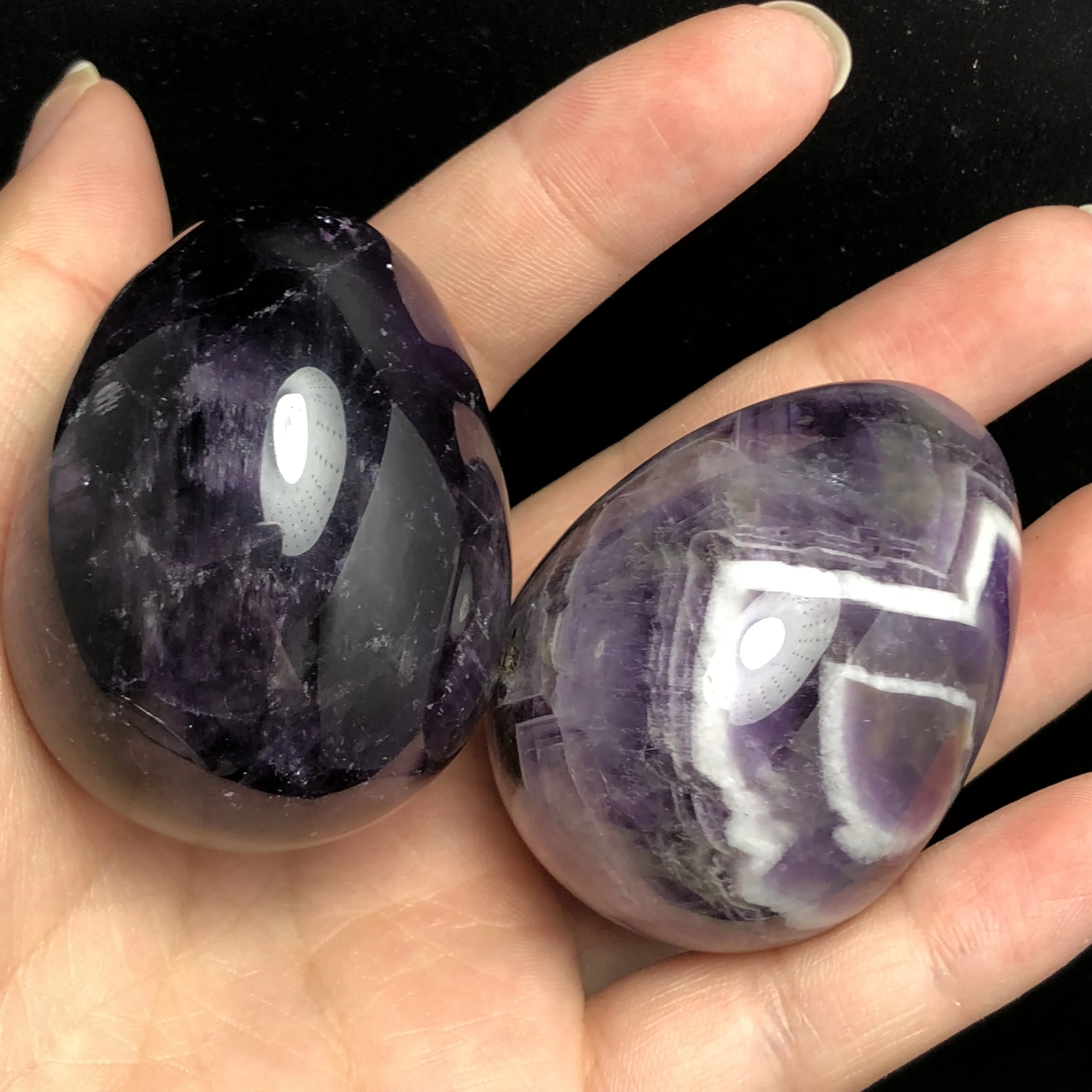 1 шт. натуральный аметист яйцо полировка кварцевый кристалл обработанный камень |