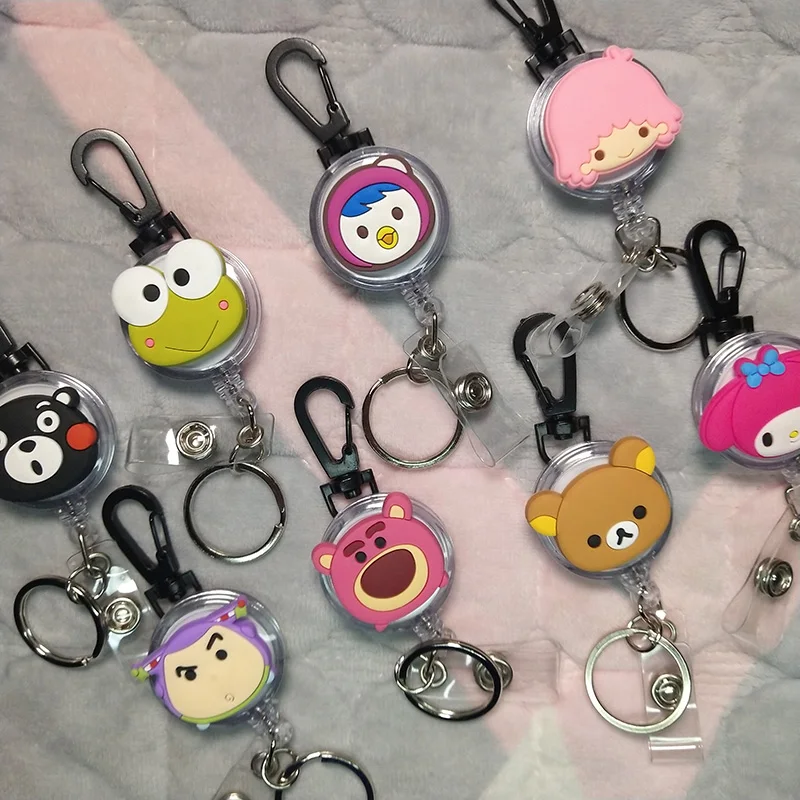 

Retractable Key Chain Cute Cartoon Nursing Card Holder, Card Holder, Badge Holder, Badge Reel, 2020 New, Retractable Badge Clip