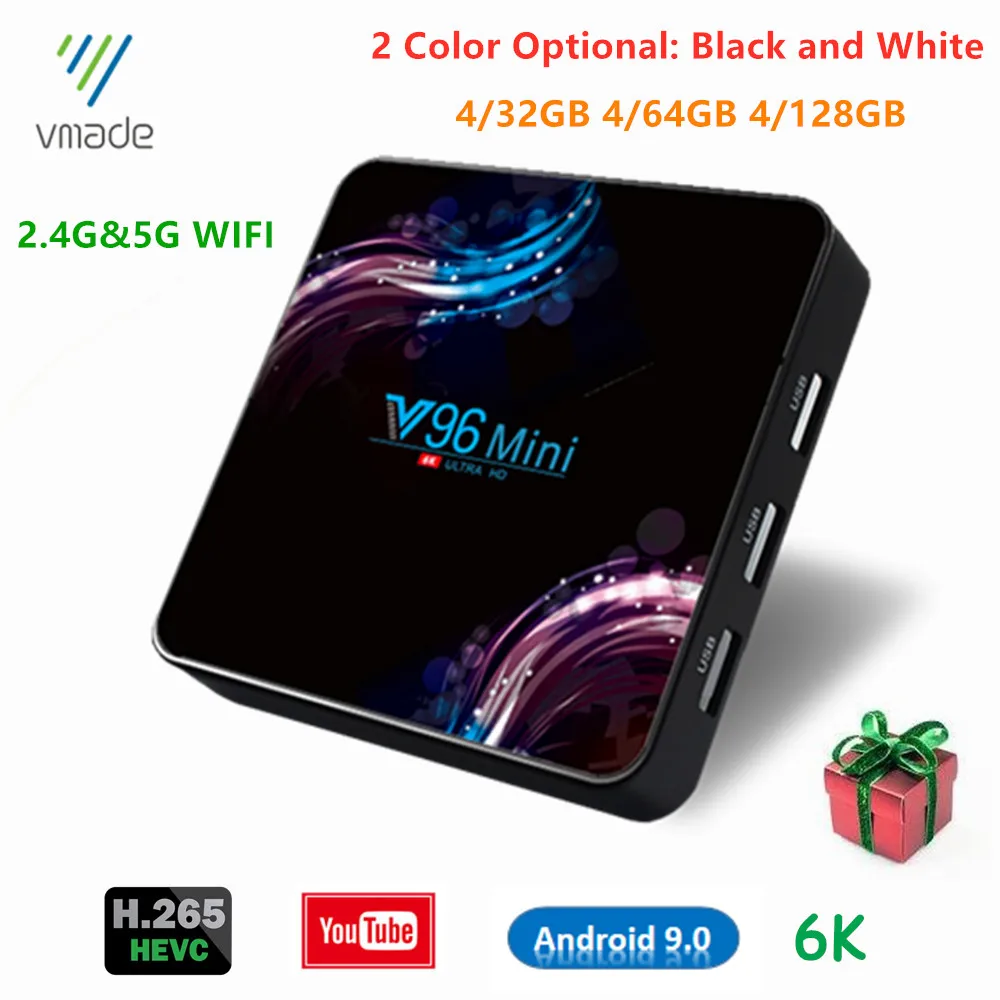 

6K Android 9.0 TV Box 2.4G&5G WIFI Support YouTube netflix account allwinner H6 Smart box 4-128G google set top box media player