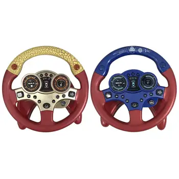 

Portable Simulated Driving Steering Wheel Simulated Driving Controller Copilot Toy Steering Wheel Toy for Children Education