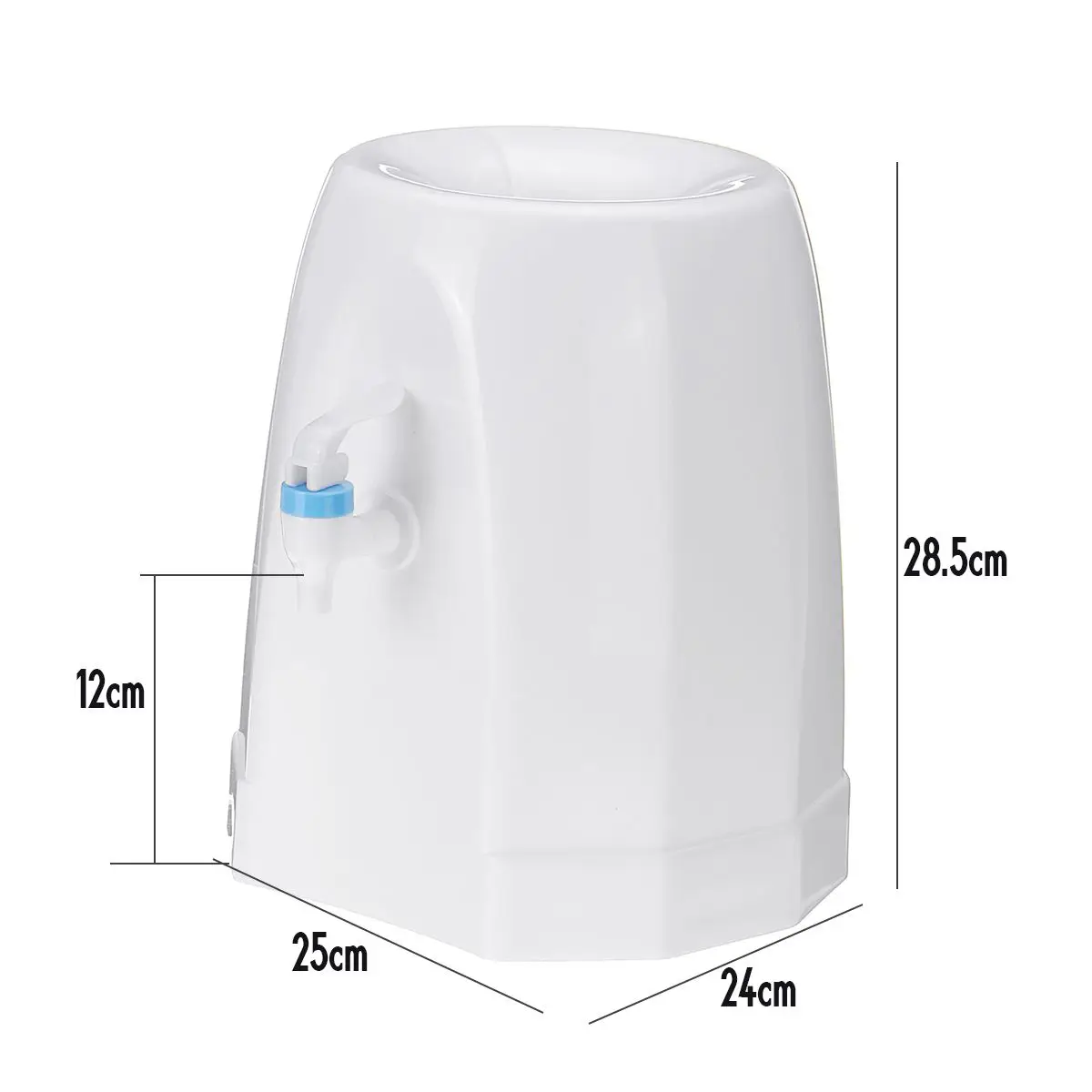 Warmtoo диспенсер для холодной воды пищевой пластик домашний офис диспенсер для водяного насоса верхняя загрузка отдельно стоящая бутылка 25x24x28,5 см