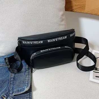 

Unisex Fashion Waist Bag Men's And Women's Universal Fanny Pack Sports Travel Outdoor Solid Leather Chest Bag Heuptas #T2G