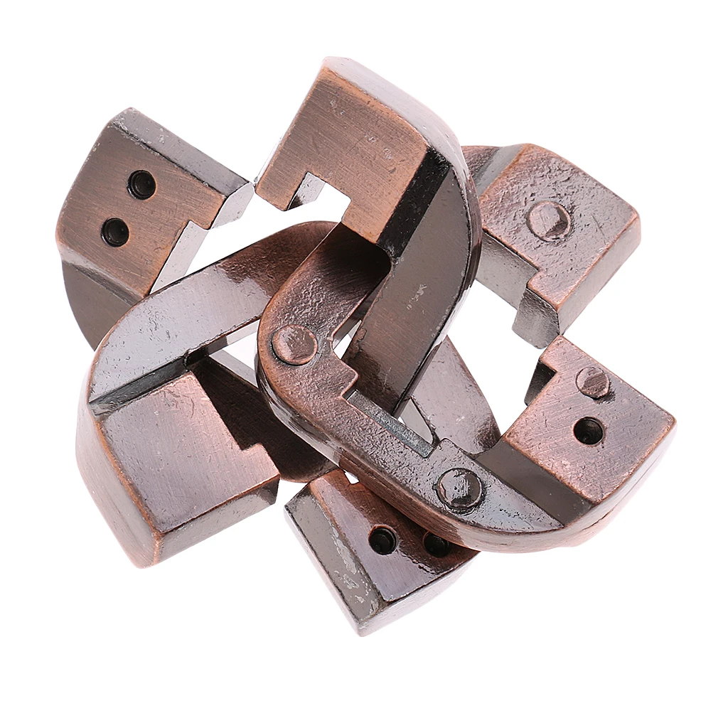 Classic IQ Metal Puzzle Mind Brain teaser Puzzles Game for Adults and Children #1