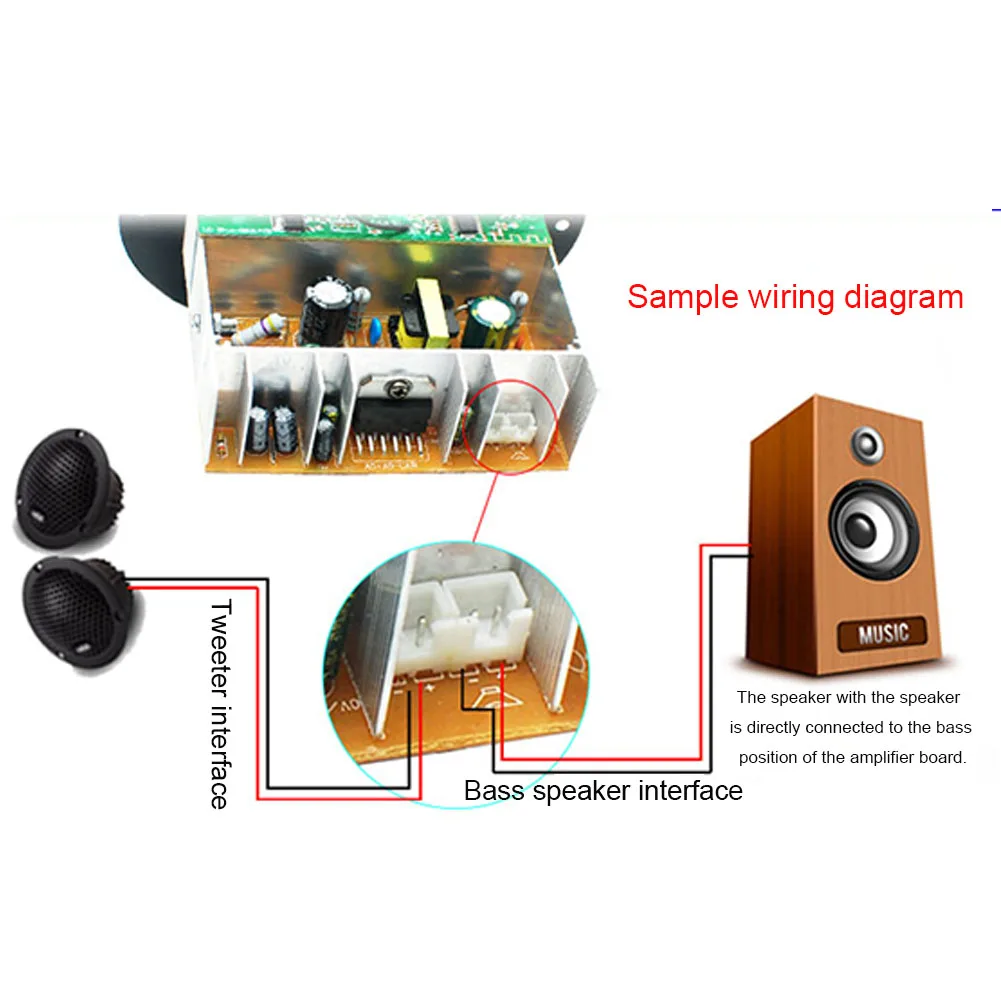 Усилитель мощности плата Hi-Fi бас аксессуары USB легко управляемая карта 12V24V220V автомобильный аудио пульт дистанционного управления сабвуфер DIY Home
