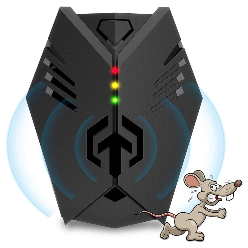 

Advanced Ultrasonic Rodent Repelling System Superior Rodent Repeller, Upgrade Electronic Ultrasonic Squirrel Repellent Plug In,