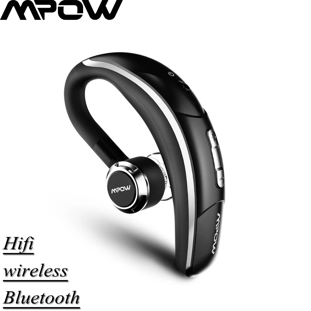 Skup Mpow 028A zestaw głośnomówiący Bluetooth 4.1 słuchawki bezprzewodowe z czysty głos przechwytywania mikrofon poręczne bezprzewodowe douszne