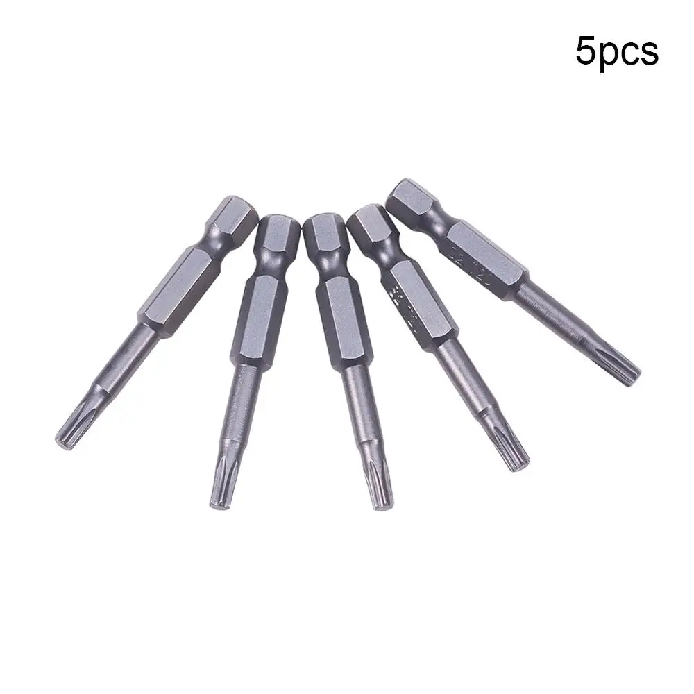 T20 x50mm x5pcs Utoolmart 5/10 шт. 1/4 ''шестигранный хвостовик с шестигранной головкой, отвертка, биты, S2 50/100 мм Магнитная отвертка бит T8 T15 T20 T25 - Цвет: T20 x50mm x5pcs