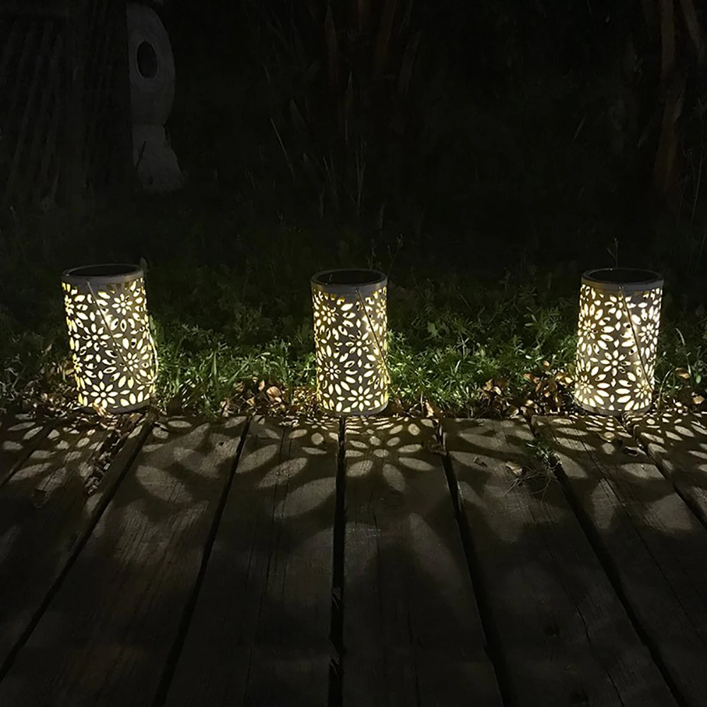 Mpow XJ192 Antique LED Solar Light Waterproof Garden Pathway Lights Outdoor Lawn Lamp For Garden Street Decor Solar Panel Lamp (7)