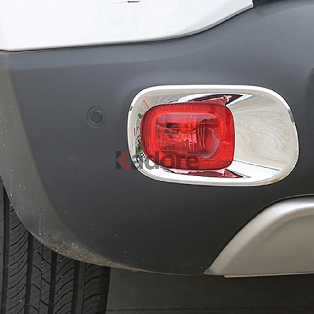 Для Jeep Renegade хром задний фонарь задний противотуманный фонарь Крышка лампы рамка отделка автомобильные аксессуары