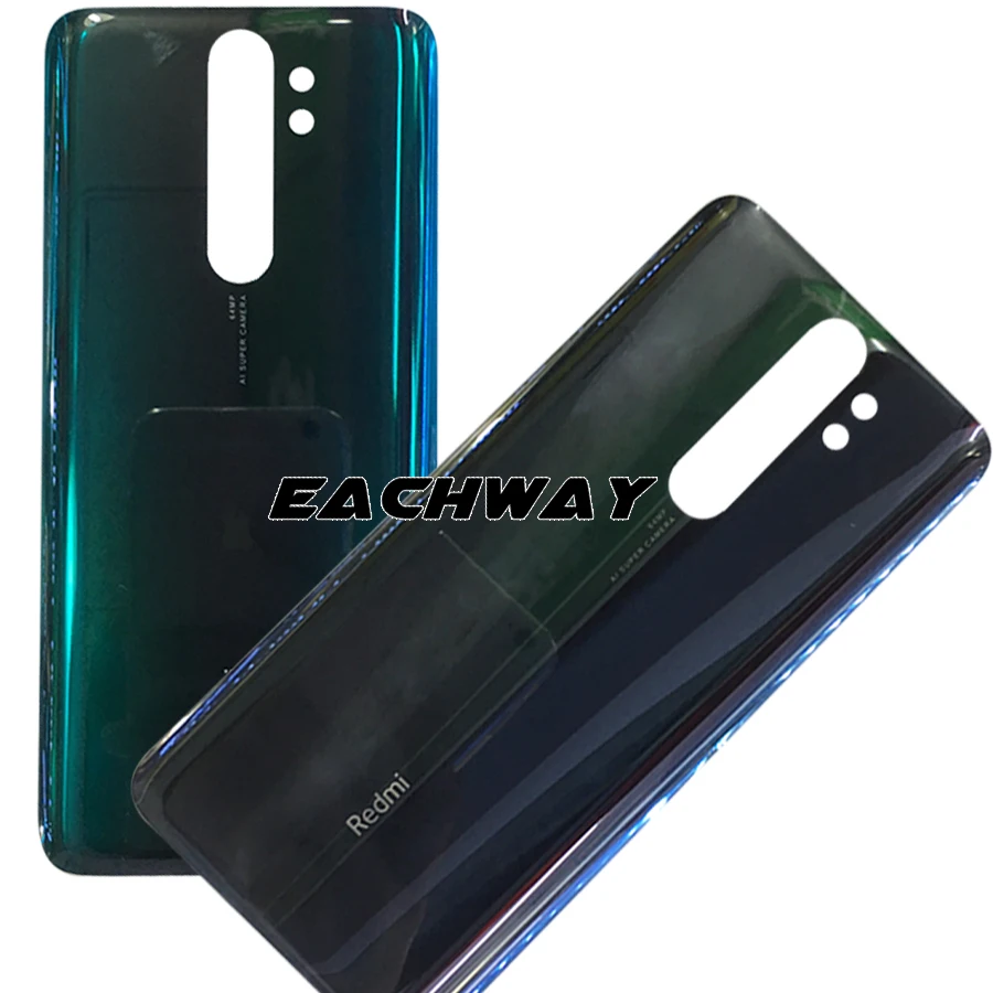 Новинка, для Xiaomi Redmi Note 8 pro, крышка батареи, Задняя стеклянная панель, задняя дверь, корпус, чехол для Redmi Note 8 pro, крышка батареи