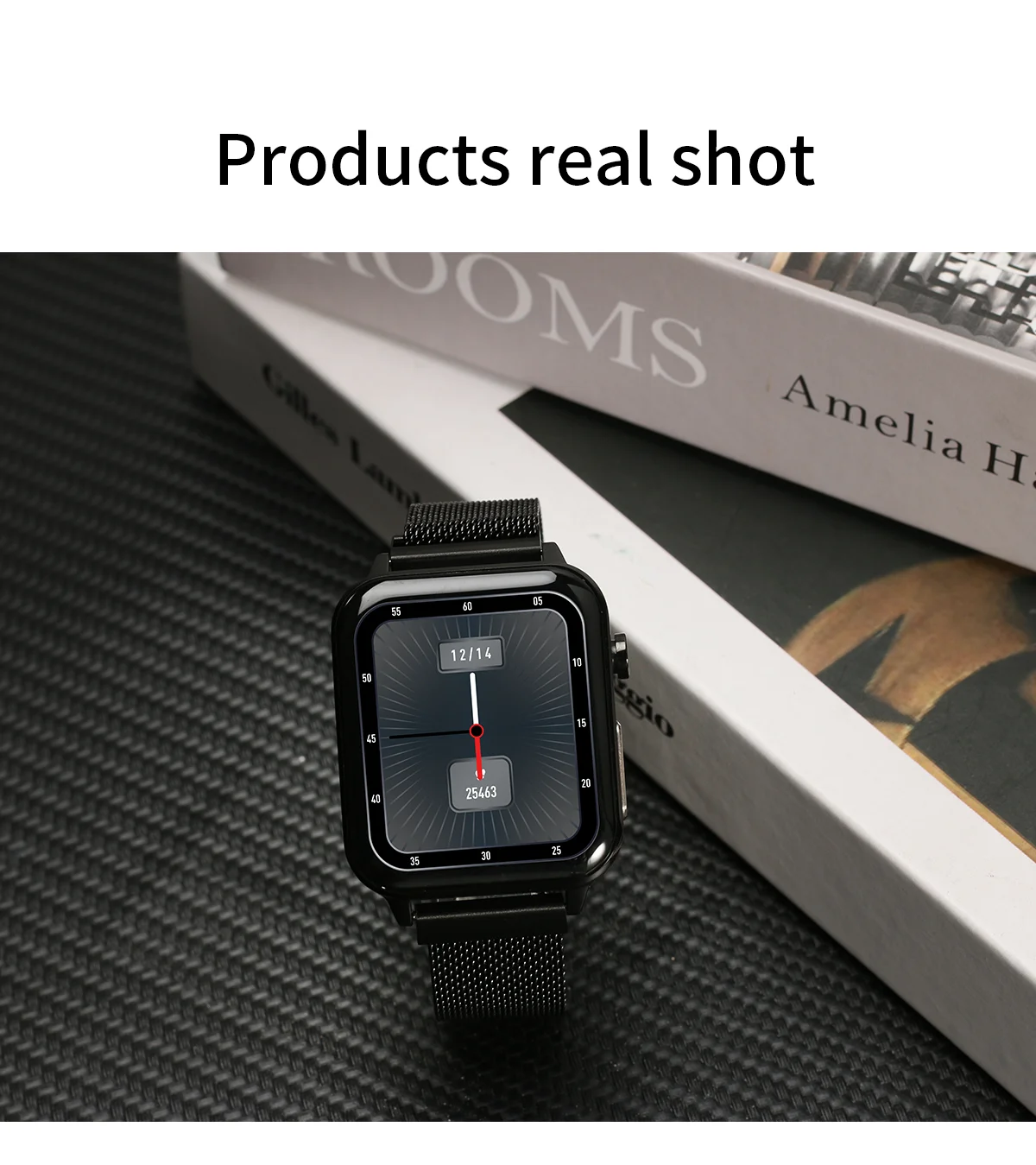 2022  ECG+PPG IP68 Waterproof Temperature Blood pressure Heart rate AI medical diagnosis Full Touch Fitness Tracker Smart watch