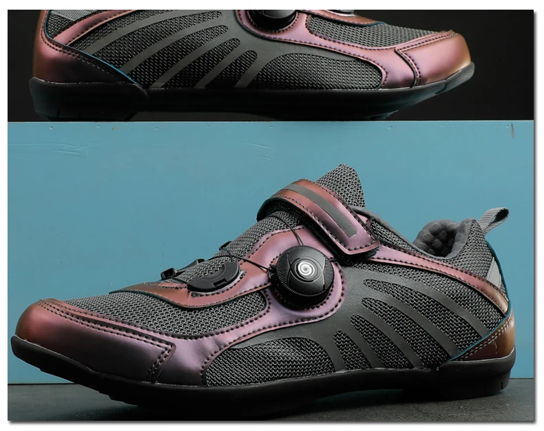 Men Women Road Riding Racing Shoes Outdoor Breathable Cycling Profession Bicycle Shoes Self-Locking Sport MTB Shoes Size 36-45