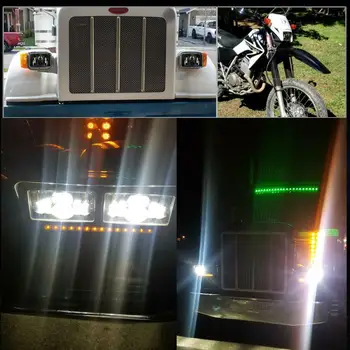 

With Angel Eyes LED Work Light For Off Road Waterproof 2800LM Car Durable