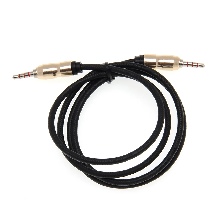 Aux Cable 3 5mm Jack Gold Plated Audio Cables for Computer Mobile Phone Speaker For Car Headphone Extension AUX Cord 100pcs