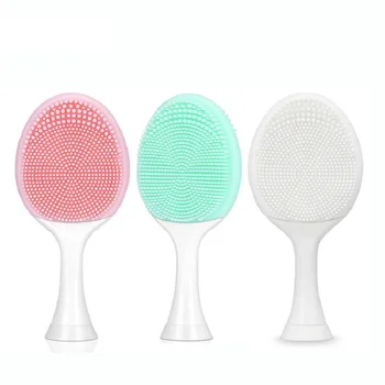 

Portable Silicone Face Brush Facial Cleanser Ultrasonic Electric Toothbrush Head Adapter Replacement Facial Cleansing Instrument