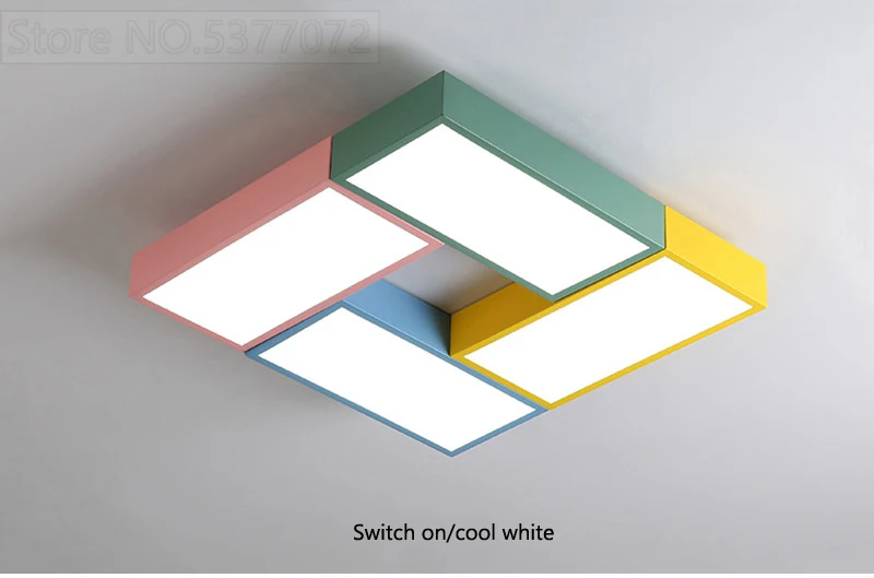 Потолочный светодиодный светильник 48 Вт современный скандинавский детский потолочный светильник светодиодный Домашний Светильник с