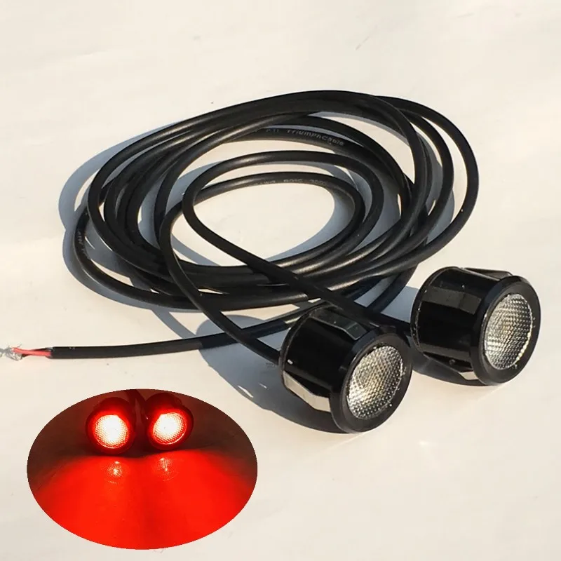 Pair Flood Led Reverse light License plate backup Parking lamp Signal Blinker Under Rearview Side Mirror Puddle Door Welcome led |