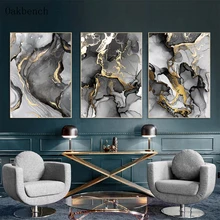 Luxury Poster Abstract Wall Art Print Marble Texture Canvas Painting Modern Wall Pictures For Living Room Interior Home Decor