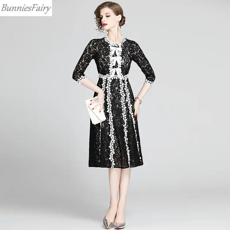 vintage style midi dress