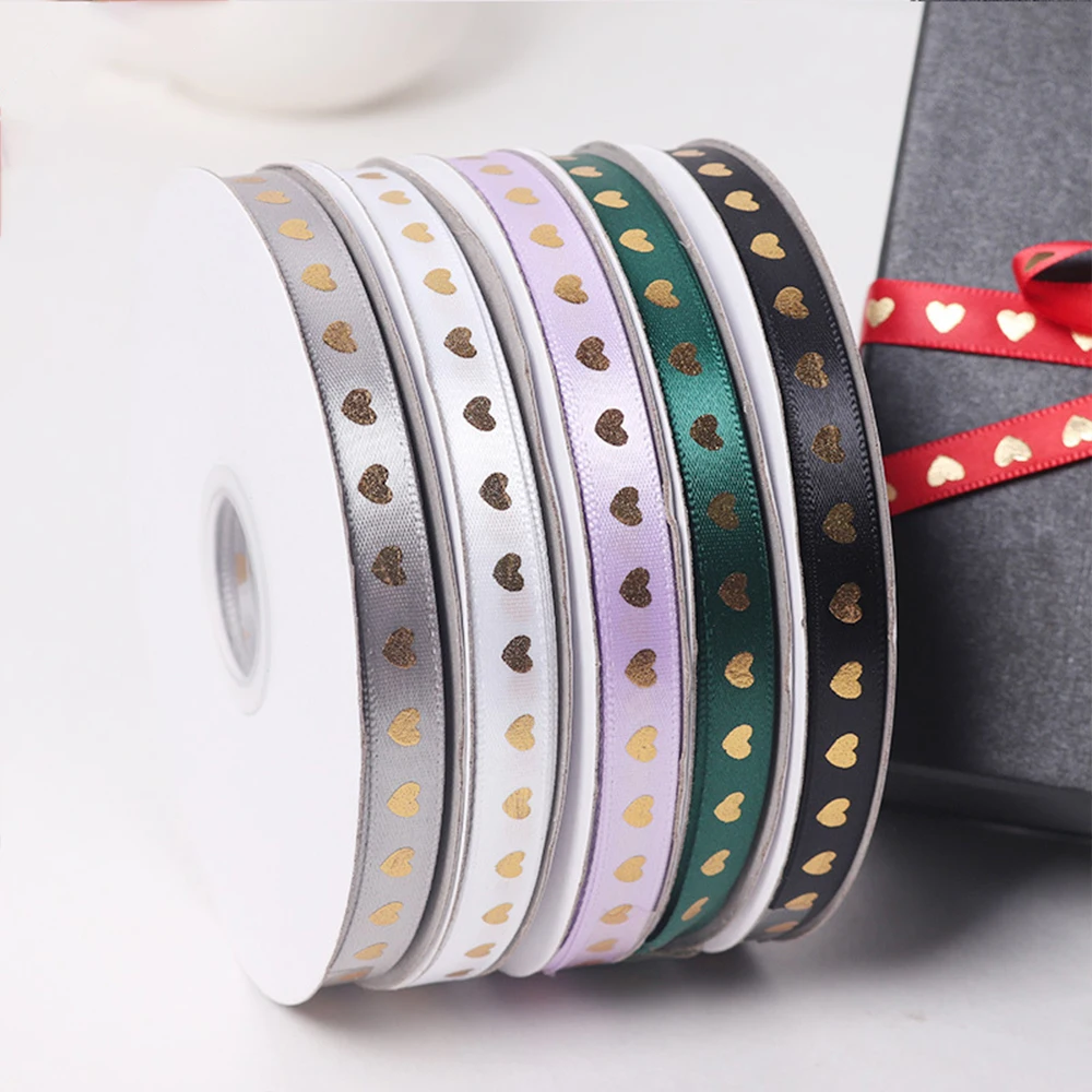 5 Yards Valentine's Day Themed Grosgrain Ribbons Designs for DIY Gifts Wrapping, Wedding Decoration, Crafts, 1/1.5cm Width ribbon decoration ribbon supplies grosgrain ribbon