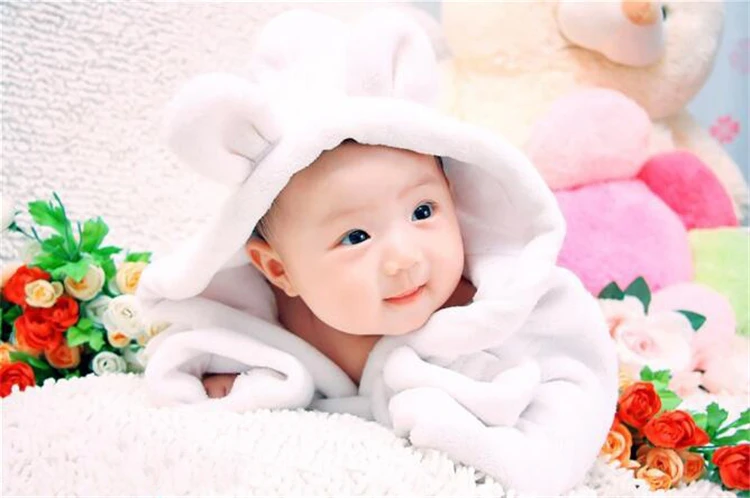 Банный халат; одежда для фотосессии; купальные костюмы с капюшоном и заячьими ушками для новорожденных мальчиков и девочек; одежда для фотосессий; костюмы для фотосессий