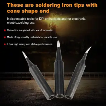 

900M T Combination Soldering Iron Tips Head Replacement Solder Iron Head Soldering Tips Tool Soldering Repair Station Kits