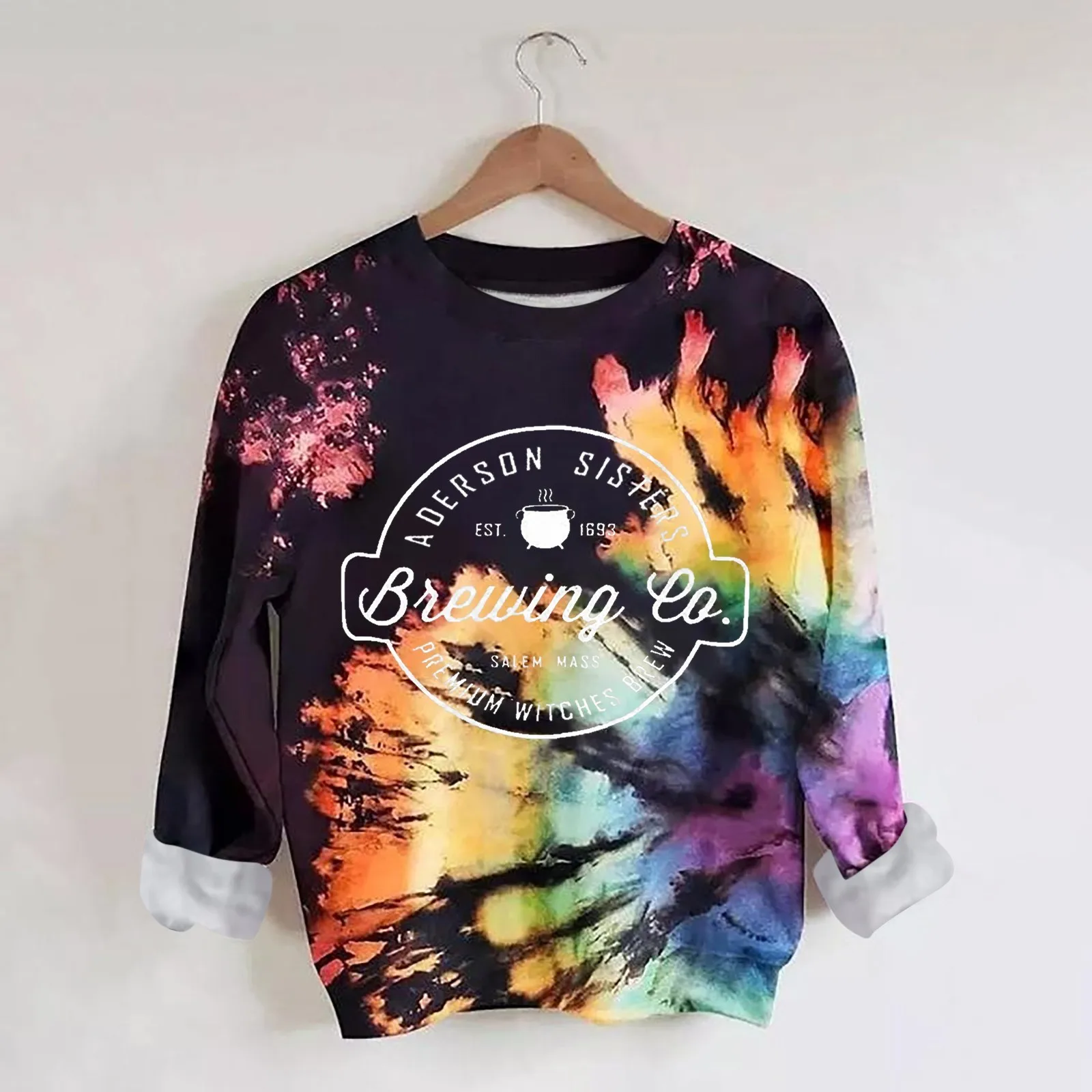 Winter Hoodies For Women Fashion Round Neck Hooded Print Long Sleeve Thick Warm Short Pullover Tops Casual Female Sweatshirts 2