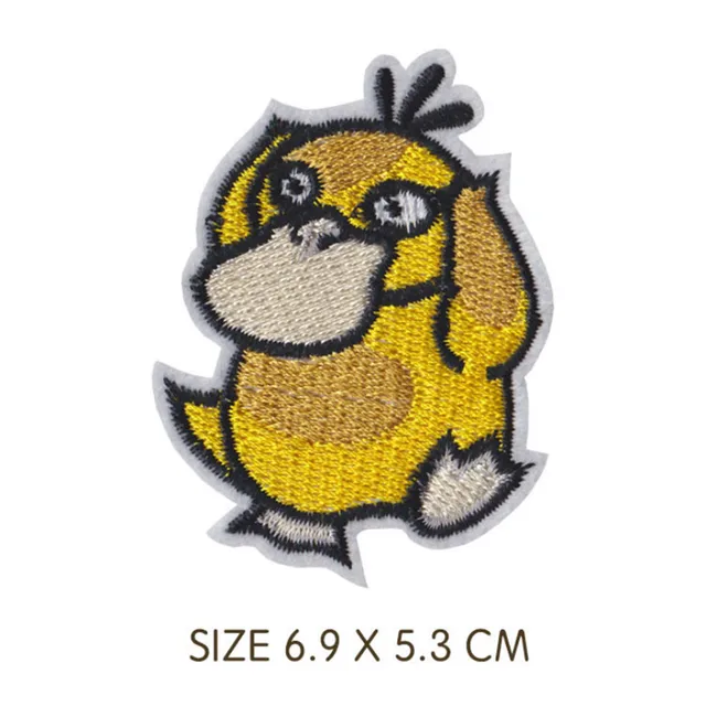 Pokemon pikachu patch de tecido, patches bordados, ferro na roupa, desenhos  animados, diy, decoração das crianças, adesivos - AliExpress