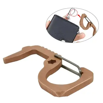 

3PCS Portable Contactless Tool Safety Door Opener Handle No-Touch Zinc alloy Key Grip Safety Protection Anti-bacteria EDC Kits