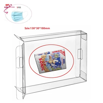 

Ruitroliker 10Pcs Clear PET Box Case Sleeve Covers CIB Protector for Master Games Cartridge Box
