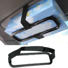 3 шт. Автомобильная подвесная коробка из ткани держатель Автомобильный солнцезащитный козырек коробка для салфеток держатель бумажная салфетка сиденье задний кронштейн авто аксессуары