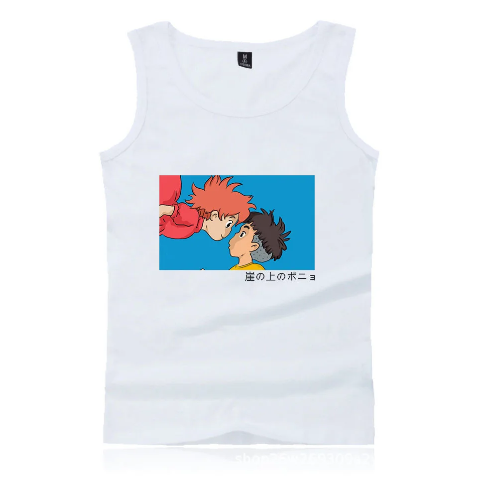 Стиль Ponyo on the Cliff Ponyo And Sosuke Модный повседневный спортивный мужской жилет