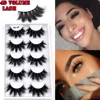 5 par/set 4D Faux Mink Hair pestañas postizas Wispy criss-cross mullido grueso Natural hecho a mano pestañas utensilios de maquillaje para ojos libres de crueldad ► Foto 2/6