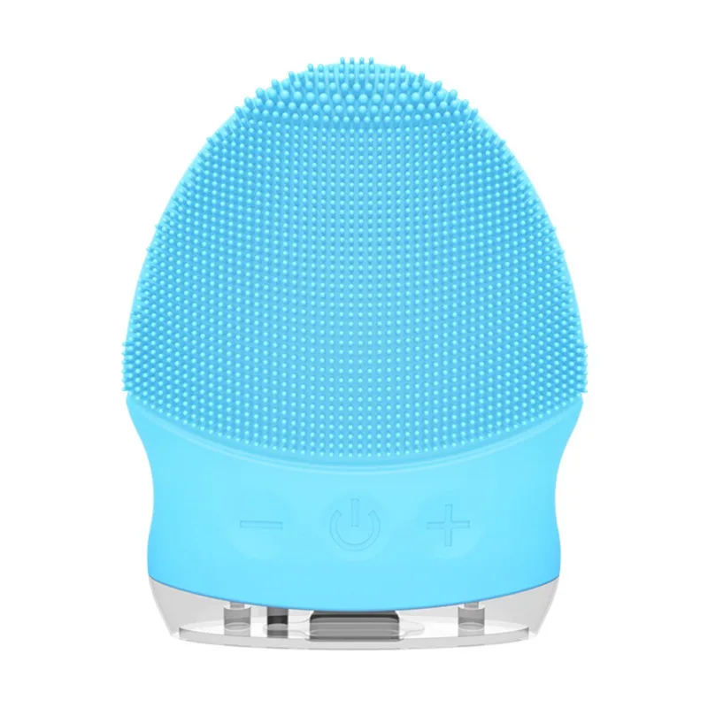 

Electric Silicone Cleansing Instrument Control Oil Shrinking Pores Facial Cleansing Brush Electric Cleaning Sponge Facial