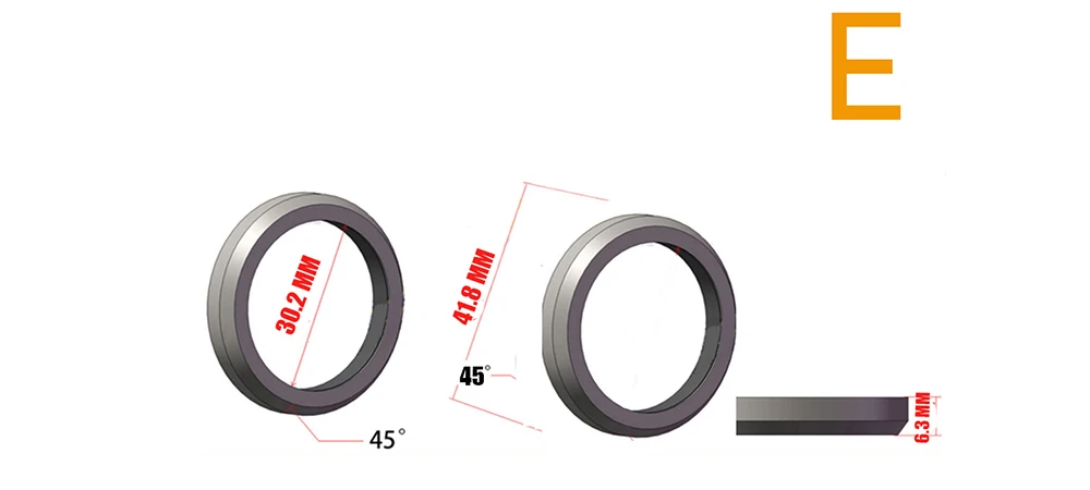 ABEC-5 38 39 41 41.8 43.8 44